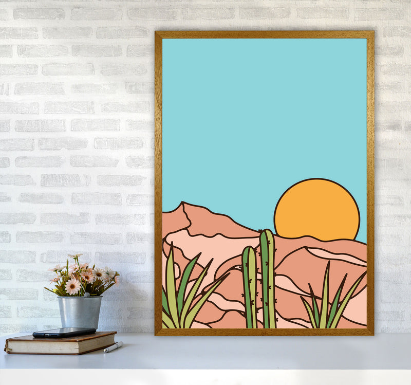 Minimal Desert Sunset Art Print by Jason Stanley A1 Print Only