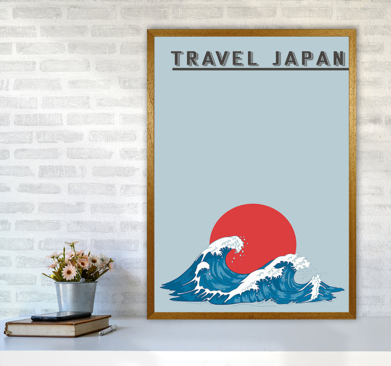 Japanese Waves Art Print by Jason Stanley A1 Print Only