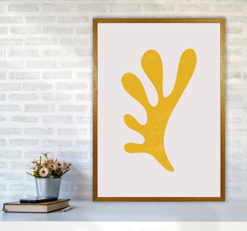 Abstract Yellow Algae Art Print by Jason Stanley A1 Print Only