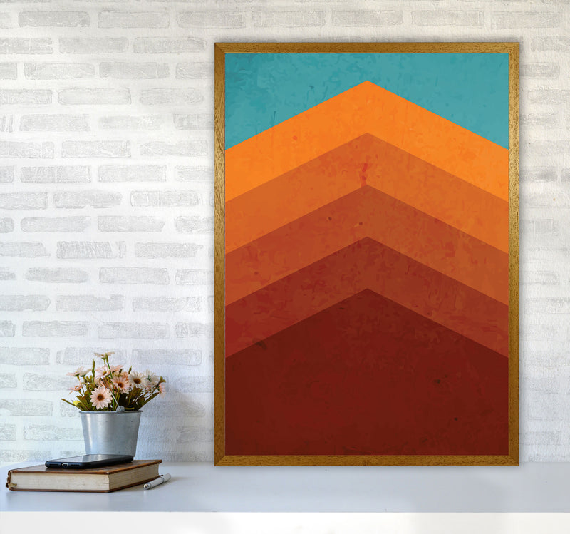 Abstract Mountain Sunrise II Art Print by Jason Stanley A1 Print Only