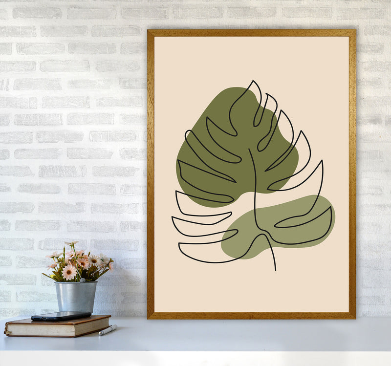 Abstract One Line Leaf Drawing II Art Print by Jason Stanley A1 Print Only