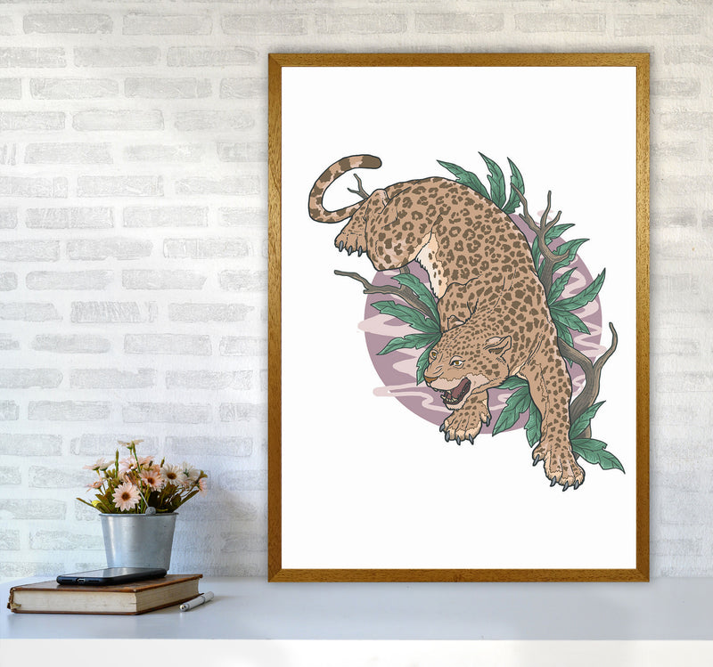 Wild Leopard Art Print by Jason Stanley A1 Print Only