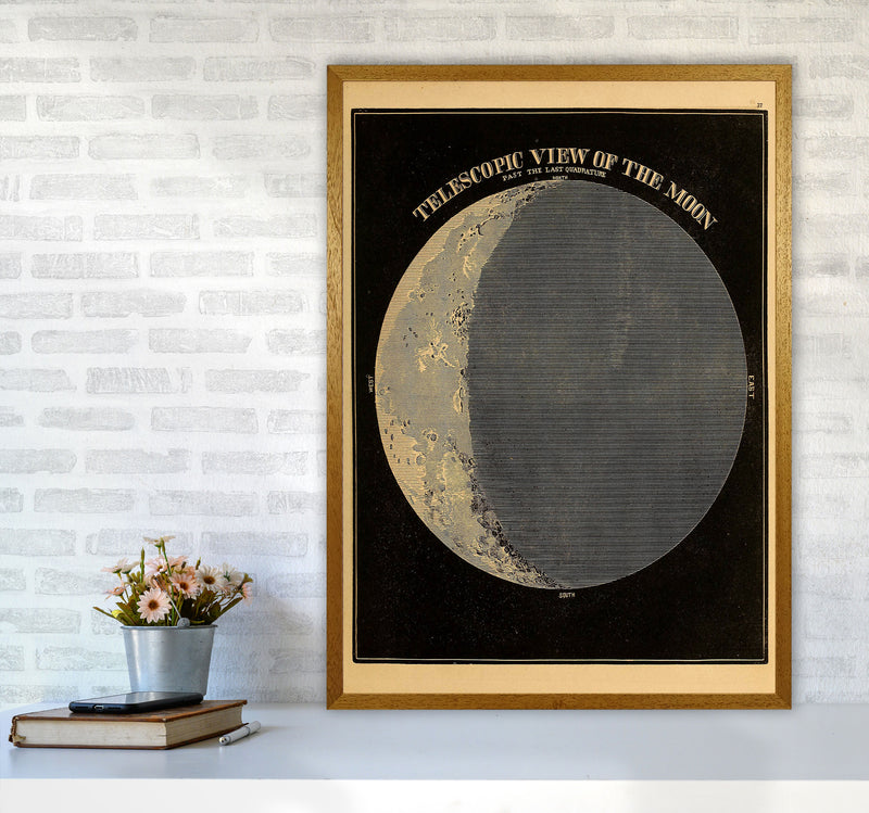 Telescopic View Of The Moon Art Print by Jason Stanley A1 Print Only