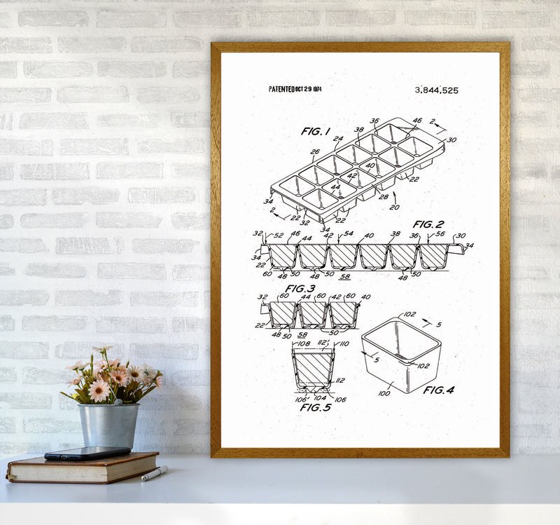 Ice Cube Tray Patent Art Print by Jason Stanley A1 Print Only