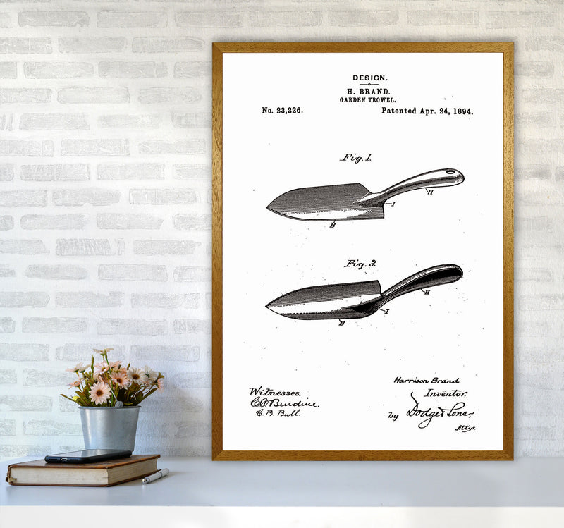 Garden Shovel Patent Art Print by Jason Stanley A1 Print Only