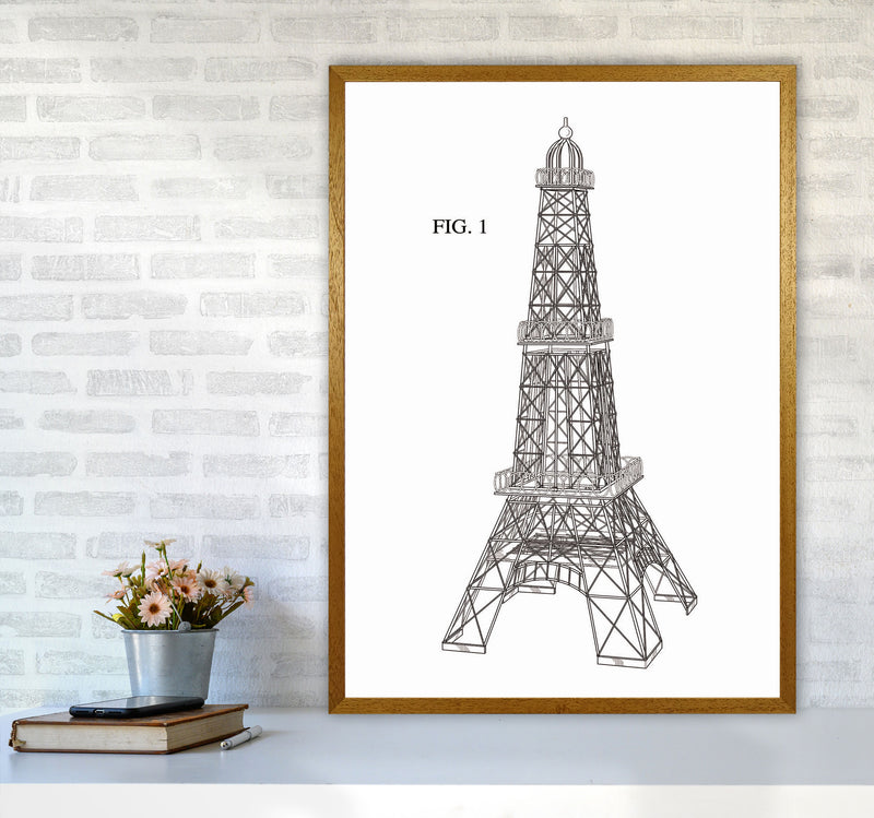 Eiffel Tower Patent Art Print by Jason Stanley A1 Print Only