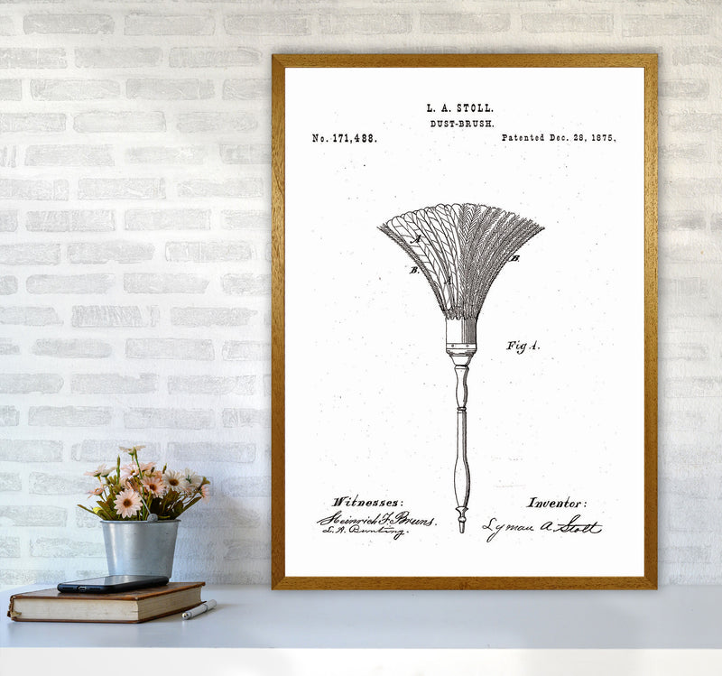 Dust Brush Patent Art Print by Jason Stanley A1 Print Only