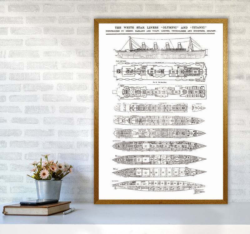Titanic Patent Art Print by Jason Stanley A1 Print Only