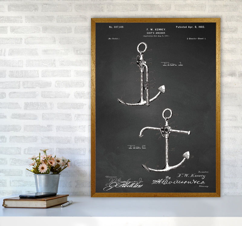 Anchor Patent 1 Art Print by Jason Stanley A1 Print Only