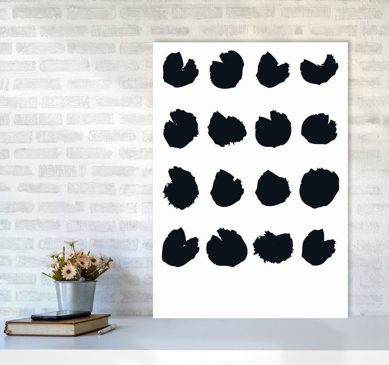 Minimal Geometric Series - 44 Art Print by Jason Stanley A1 Black Frame