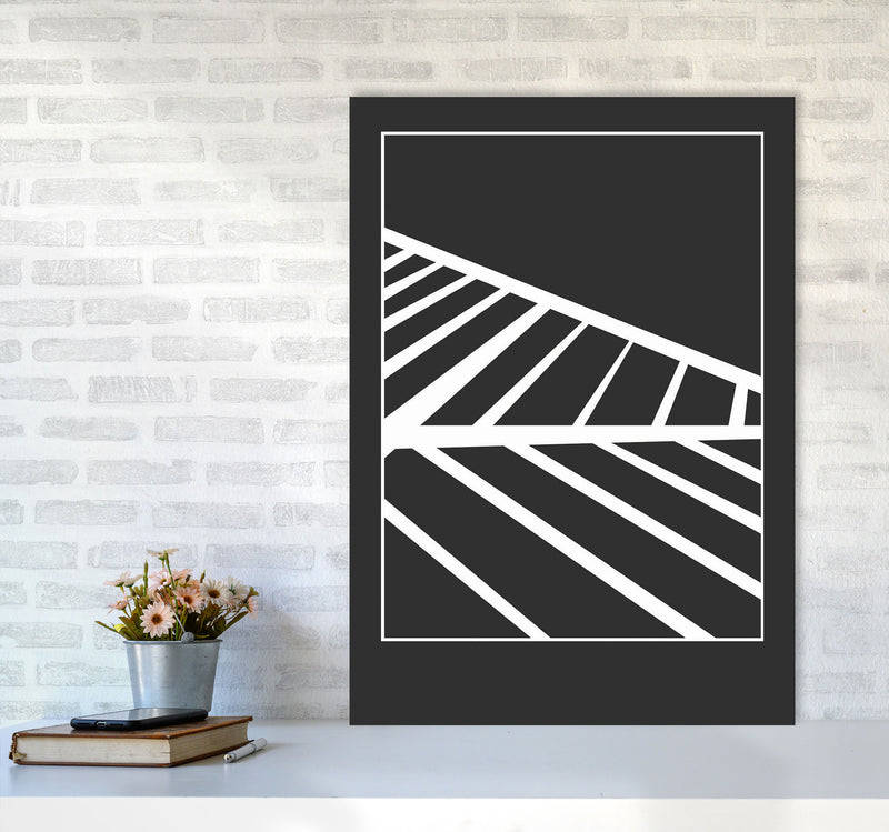 Minimal Geometric Series - 25 Art Print by Jason Stanley A1 Black Frame