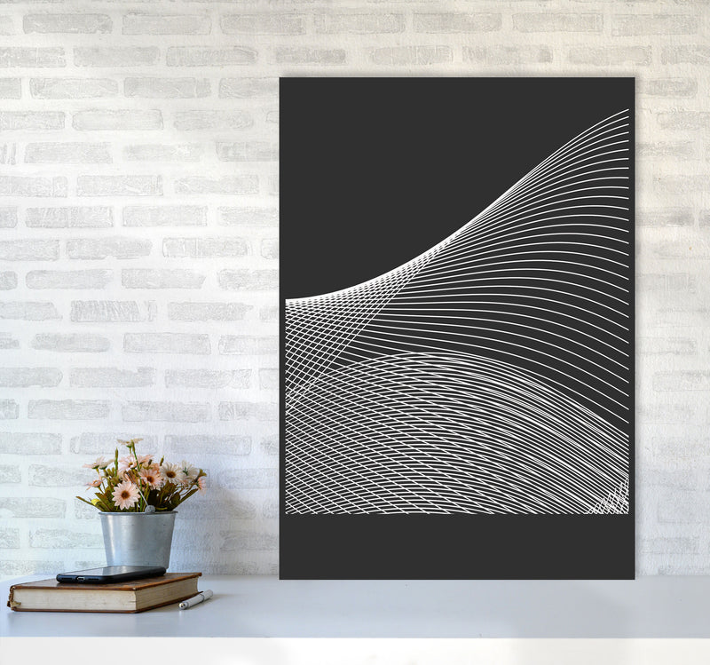 Minimal Geometric Series - 13 Art Print by Jason Stanley A1 Black Frame