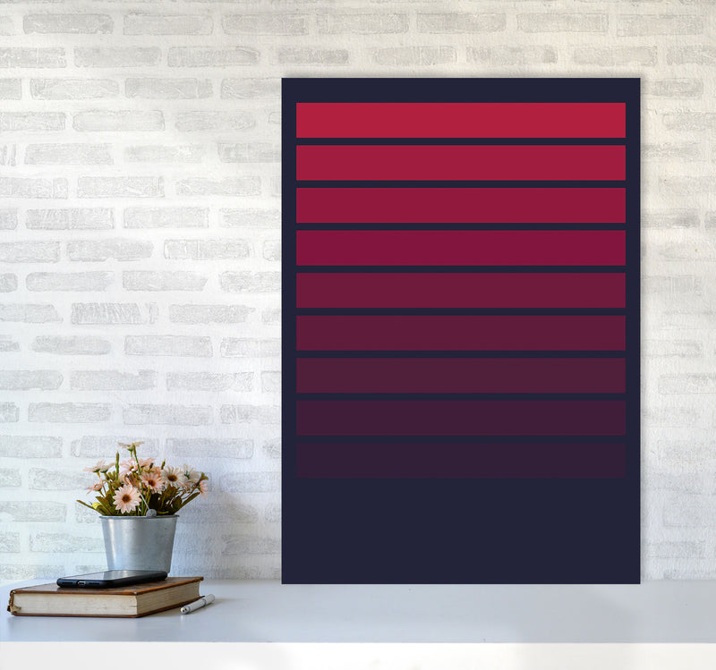 Minimal Geometric Series - 4 Art Print by Jason Stanley A1 Black Frame