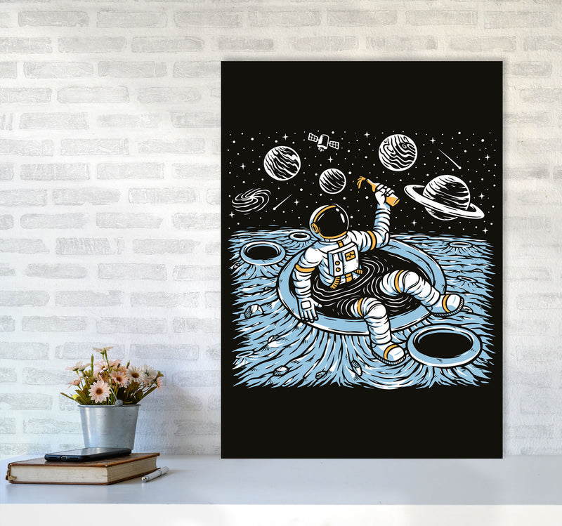 Cold Beer And Zero Gravity Art Print by Jason Stanley A1 Black Frame