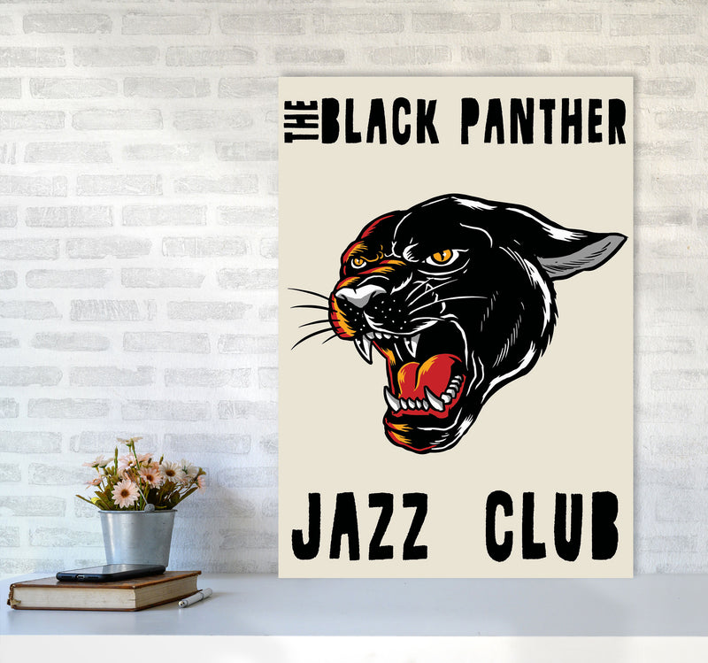 Black Panther Jazz Club II Art Print by Jason Stanley A1 Black Frame