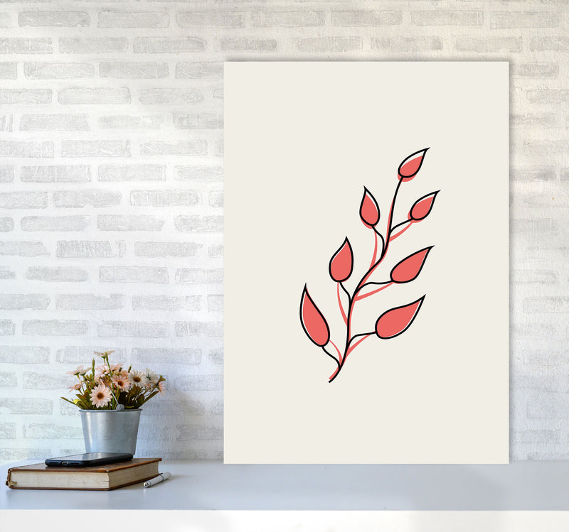 Abstract Tropical Leaves II Art Print by Jason Stanley A1 Black Frame