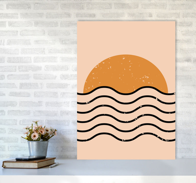 Everything Moves In Waves Art Print by Jason Stanley A1 Black Frame