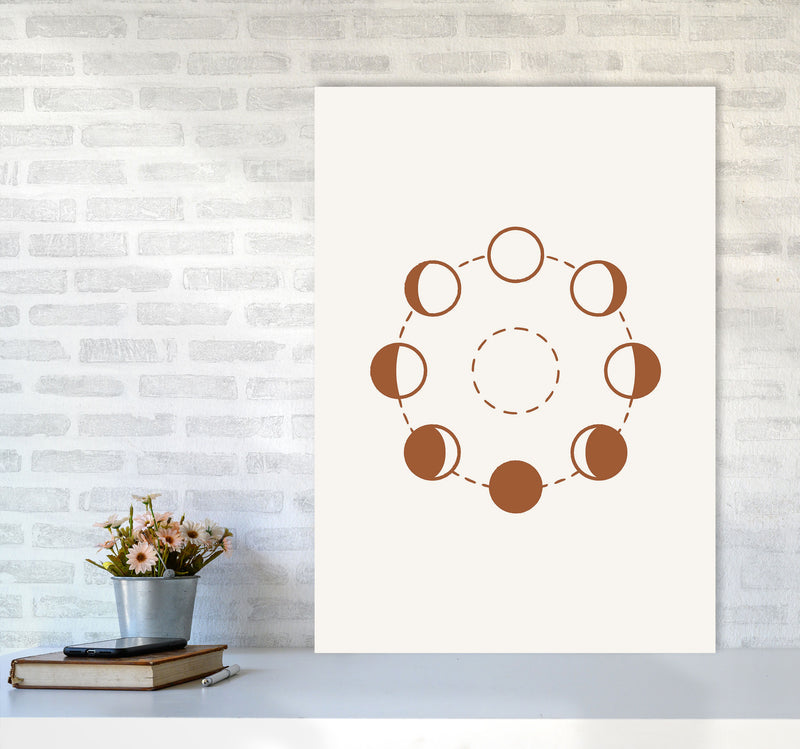 Everything Goes In Cycles Art Print by Jason Stanley A1 Black Frame