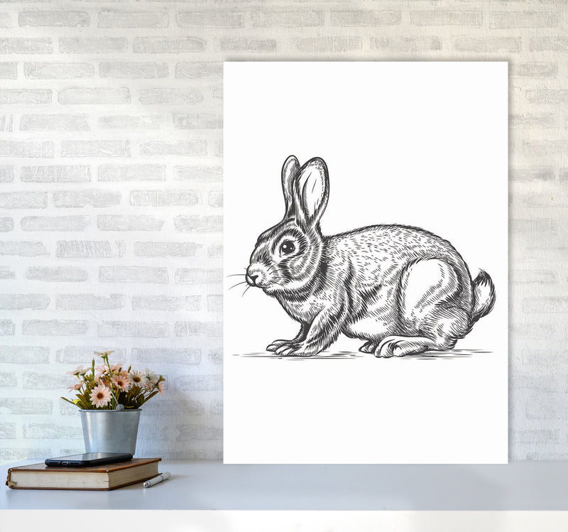 Watch Out For The Bunny Art Print by Jason Stanley A1 Black Frame