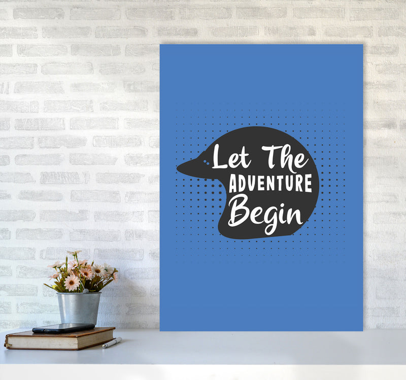 Let The Adventure Begin Art Print by Jason Stanley A1 Black Frame