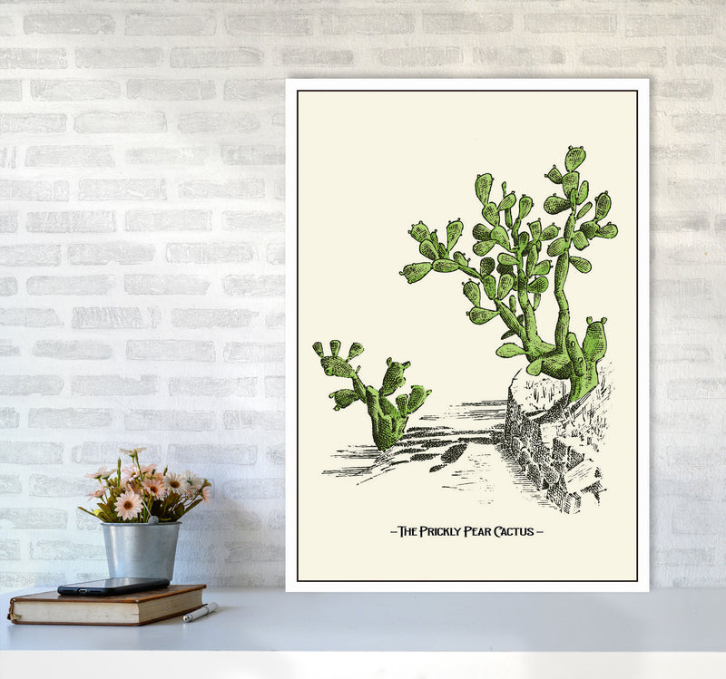 The Prickly Pear Cactus Art Print by Jason Stanley A1 Black Frame