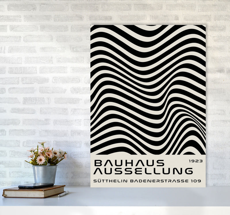 Bauhaus Black And White Art Print by Jason Stanley A1 Black Frame