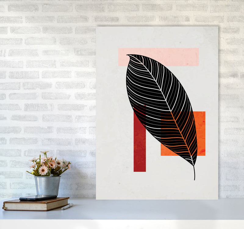 Abstract Leaf Vibe IIII Art Print by Jason Stanley A1 Black Frame
