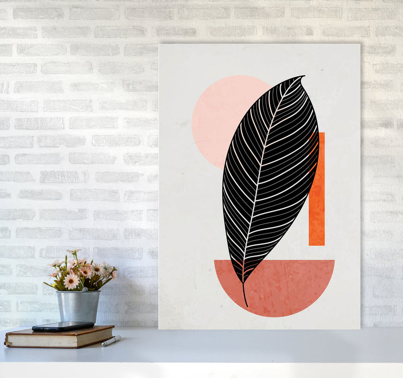 Abstract Leaf Vibe I Art Print by Jason Stanley A1 Black Frame