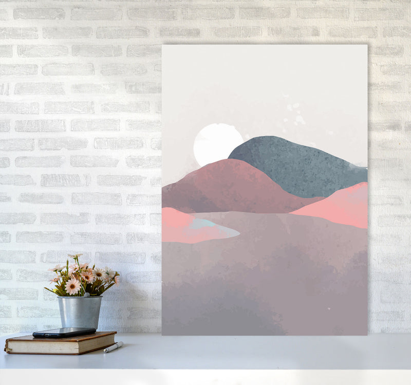 Minimal Landscape 3 Art Print by Jason Stanley A1 Black Frame