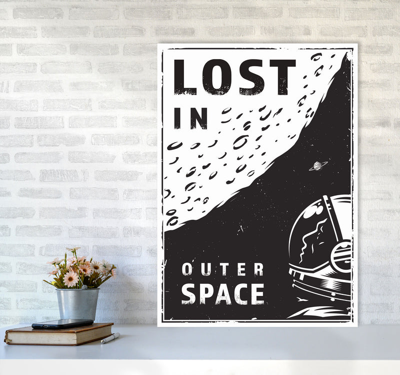 Lost In Outer Space Art Print by Jason Stanley A1 Black Frame