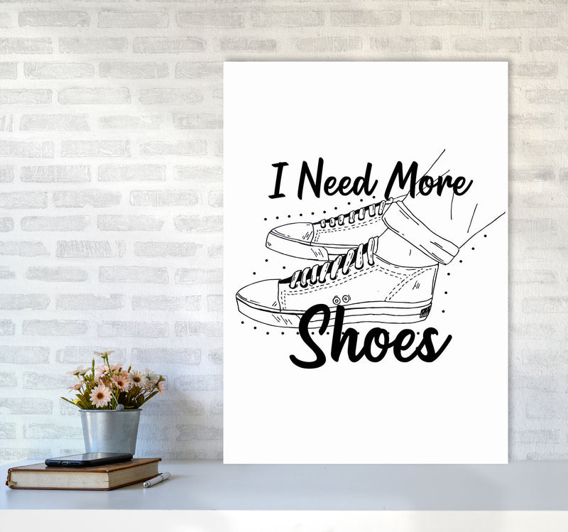 I Need More Shoes Art Print by Jason Stanley A1 Black Frame