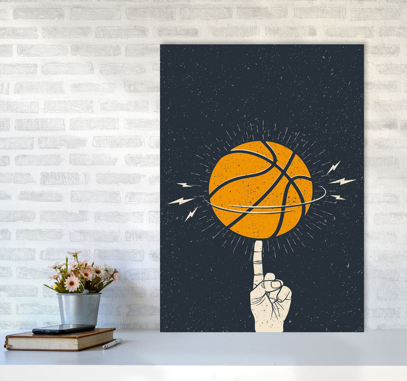 Basketball Is Fun Art Print by Jason Stanley A1 Black Frame