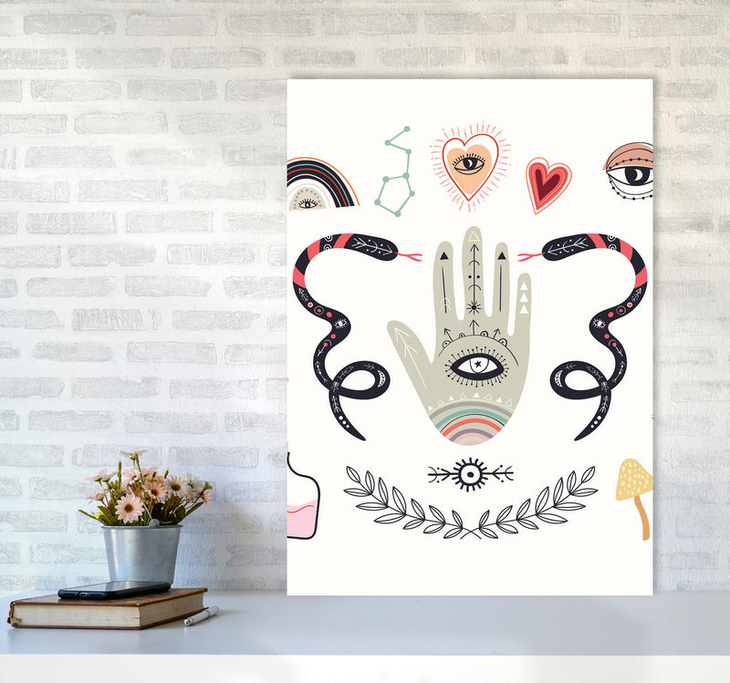 Mystical Elements Art Print by Jason Stanley A1 Black Frame