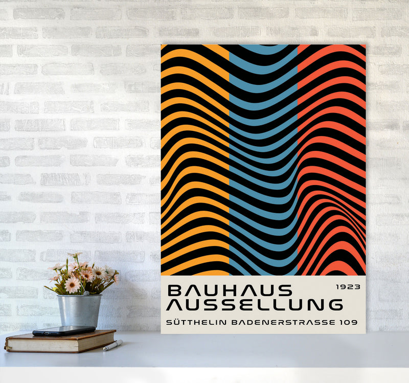 Bauhaus Tri-Color Art Print by Jason Stanley A1 Black Frame