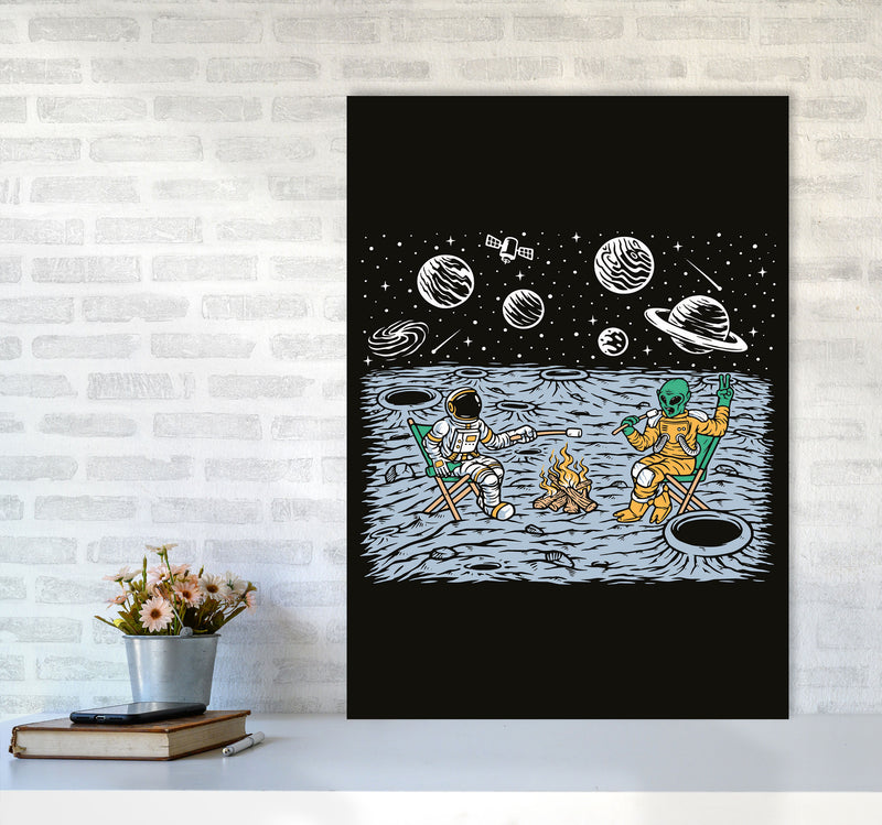 Space Camp Vibes Art Print by Jason Stanley A1 Black Frame