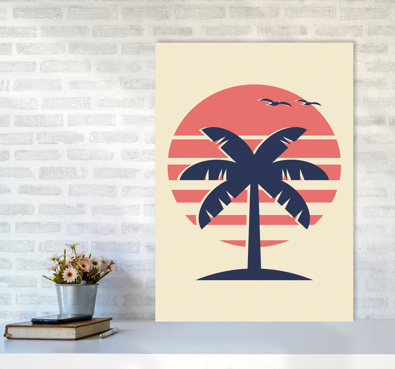 Palm Tree Vibes Art Print by Jason Stanley A1 Black Frame