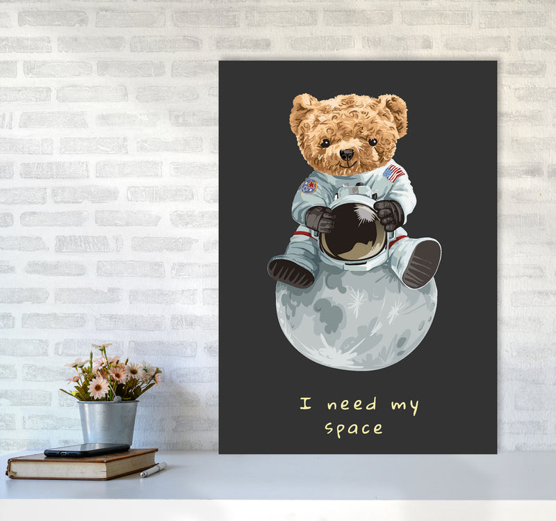 I Need My Space Art Print by Jason Stanley A1 Black Frame