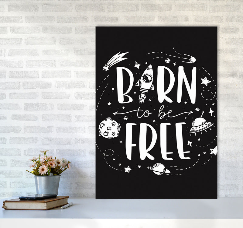 Born To Be Free Art Print by Jason Stanley A1 Black Frame