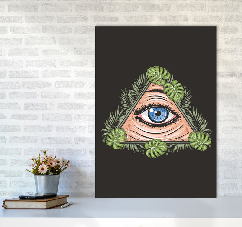 All Seeing Eye Art Print by Jason Stanley A1 Black Frame
