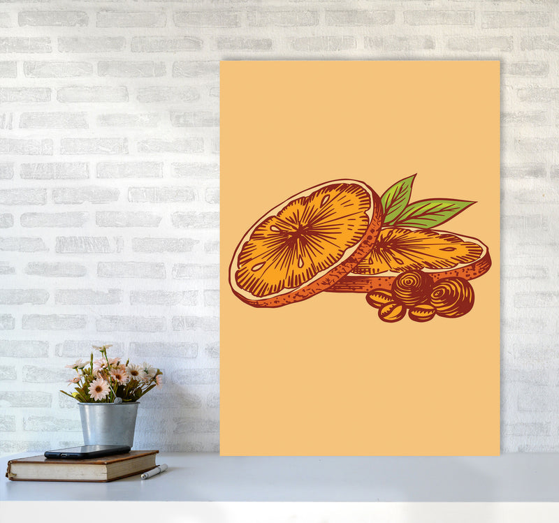 Orange Slices Art Print by Jason Stanley A1 Black Frame