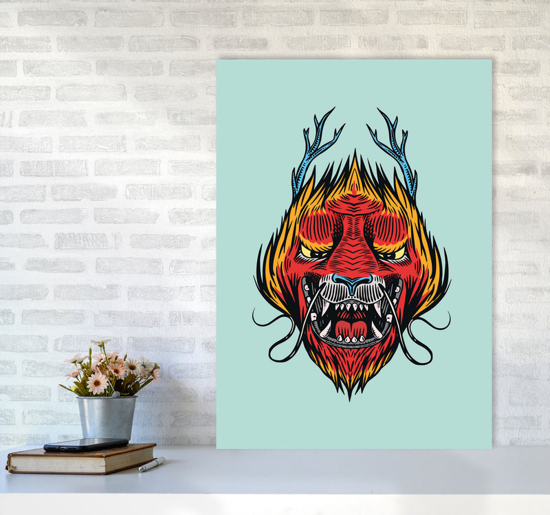 Chinese Dragon Art Print by Jason Stanley A1 Black Frame