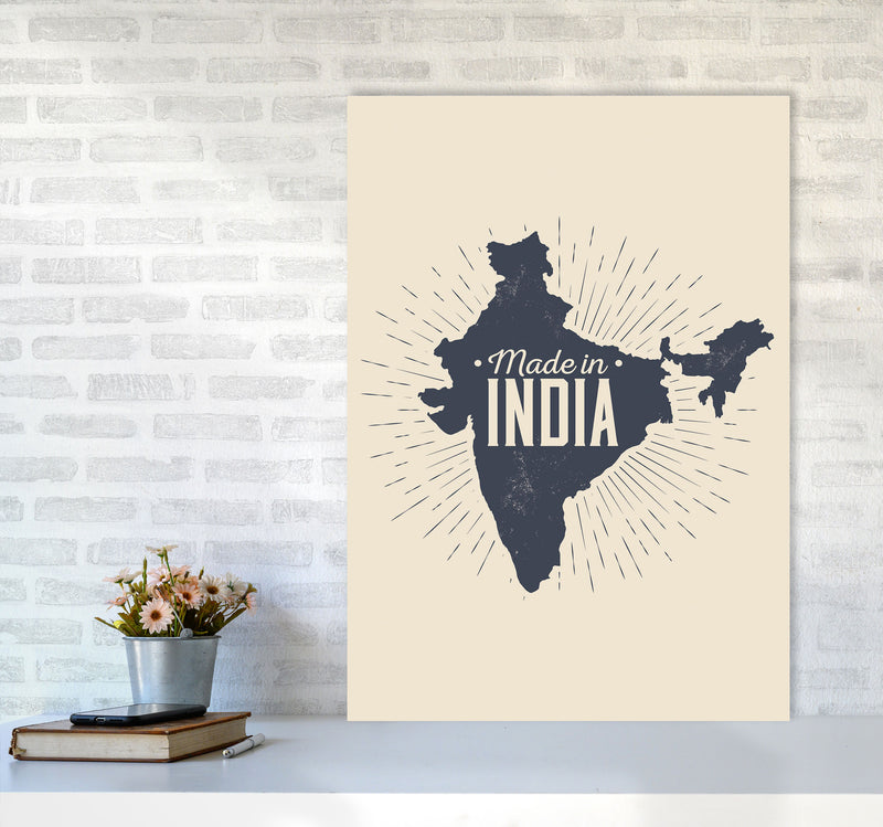 Made In India Art Print by Jason Stanley A1 Black Frame