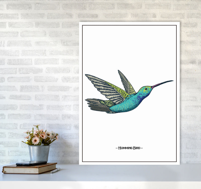 Humming Bird Art Print by Jason Stanley A1 Black Frame