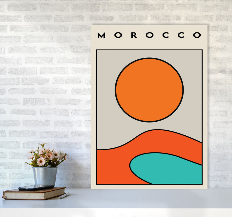Morocco Vibe Art Print by Jason Stanley A1 Black Frame