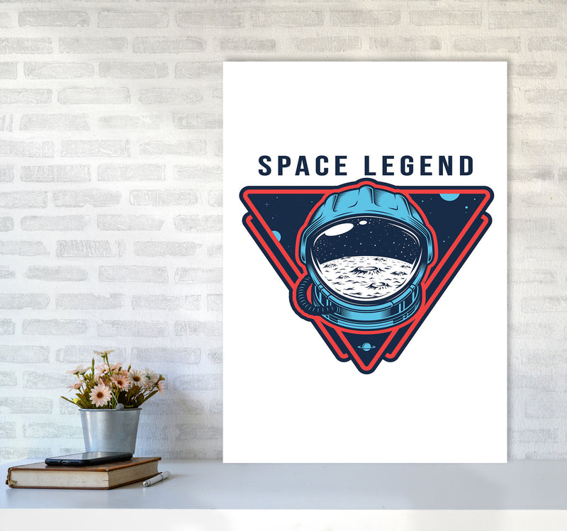 Space Legend Art Print by Jason Stanley A1 Black Frame