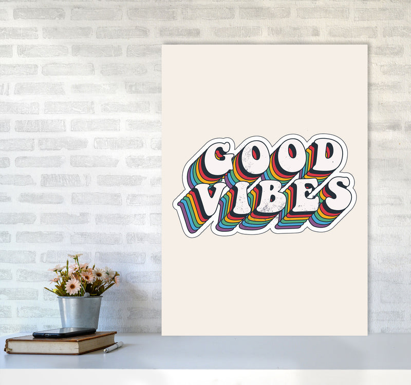 Good Vibes!! Art Print by Jason Stanley A1 Black Frame