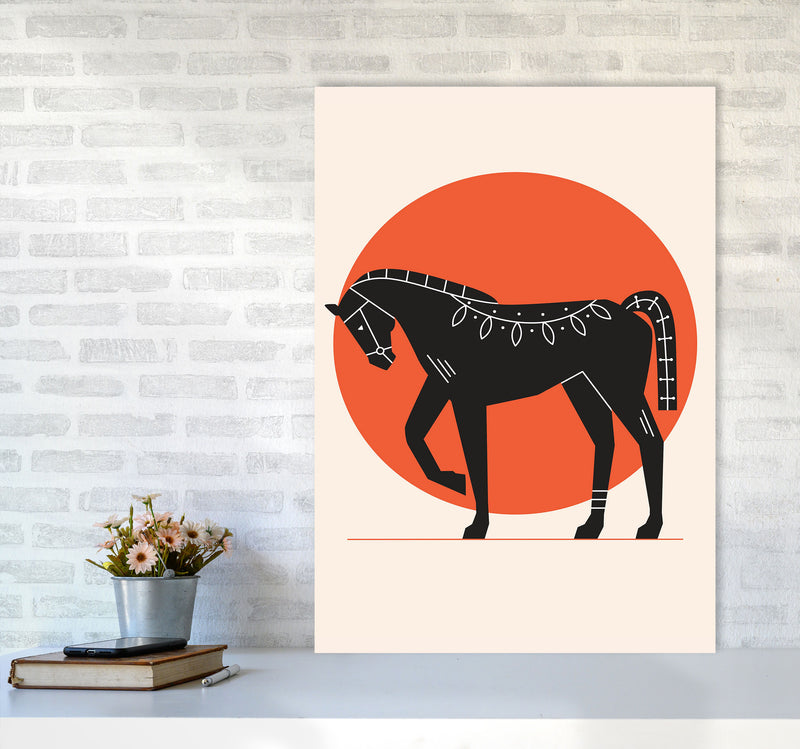 Proud Horse Art Print by Jason Stanley A1 Black Frame