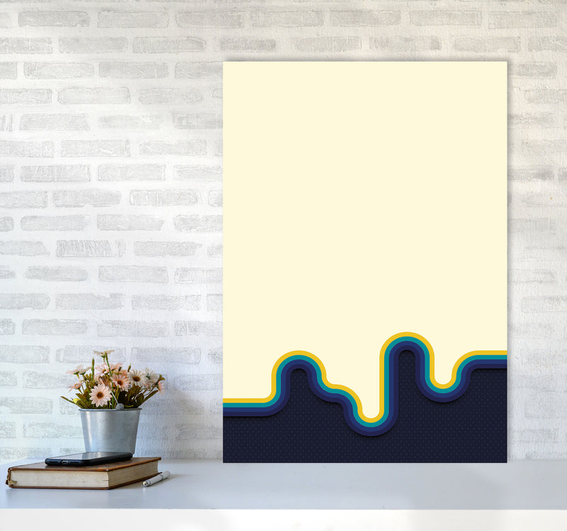 Melty Vibes Art Print by Jason Stanley A1 Black Frame