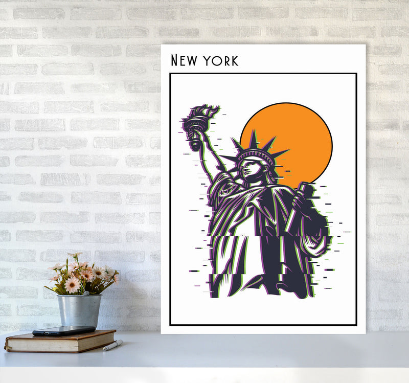 New York Art Print by Jason Stanley A1 Black Frame