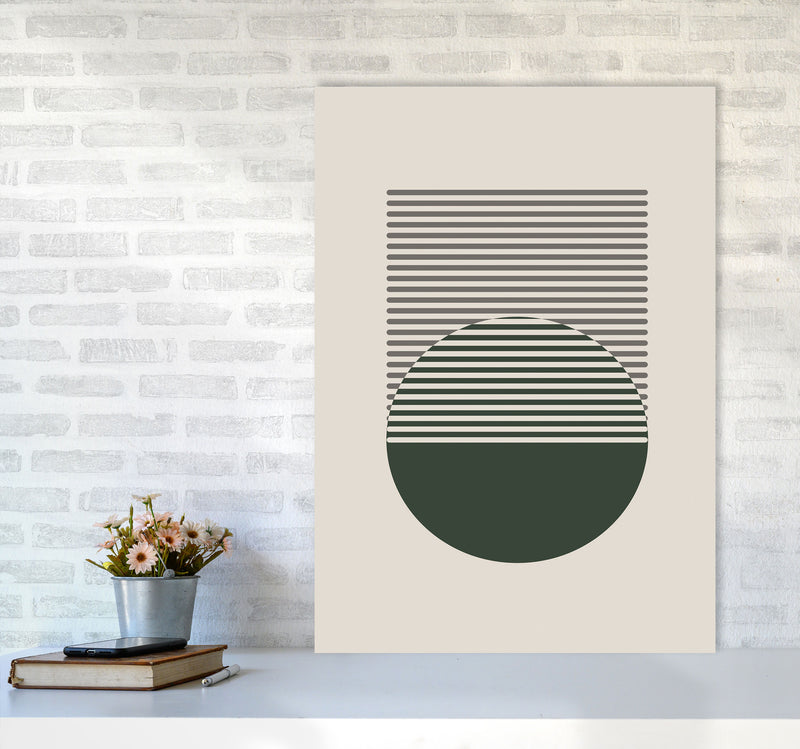 Minimal Abstract Circles I Art Print by Jason Stanley A1 Black Frame